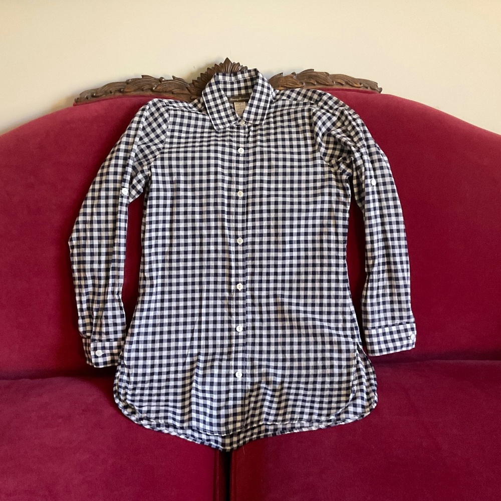 Tommy Bahama gingham swimsuit cover up